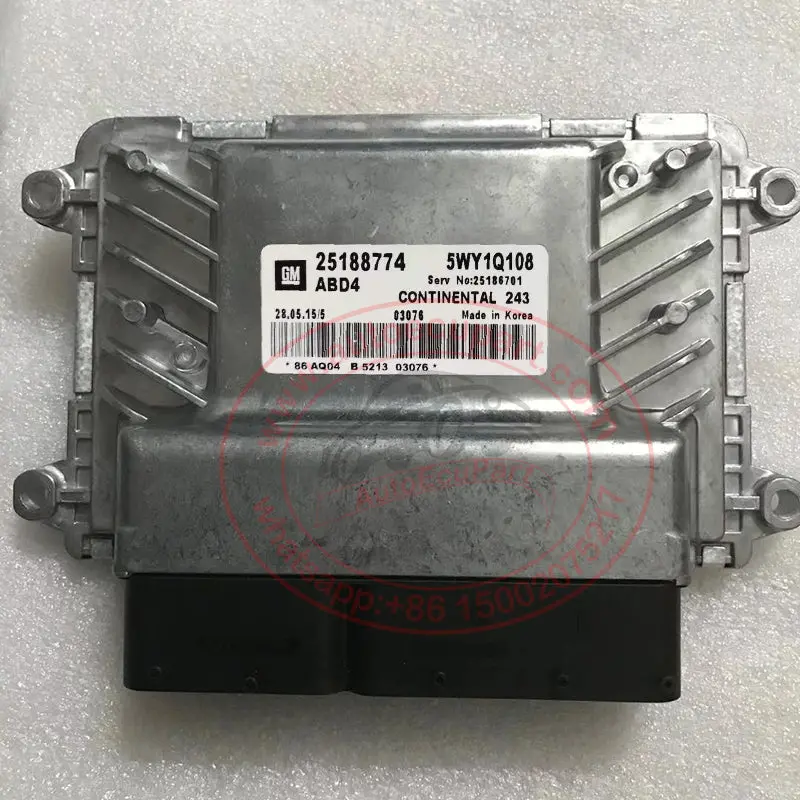 New Ecu 25188774 5Wy1q10b For Chevrolet Cruze Ecm Pcm Engine Computer 1