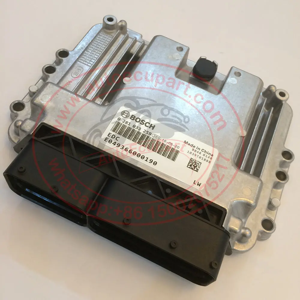 Original New Edc17c81 0281033259 / 4J25tc3-1K5 4J28tc Ecu For Jincheng Jmc Foton C81 Toano Minibus Diesel Engine Computer Ecm 1