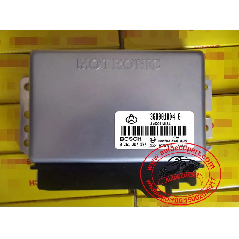 New Electronic Control Unit Bosch Ecu Computer 3600010D4-G 0261207187  (0 261 207 187) For Changan 1