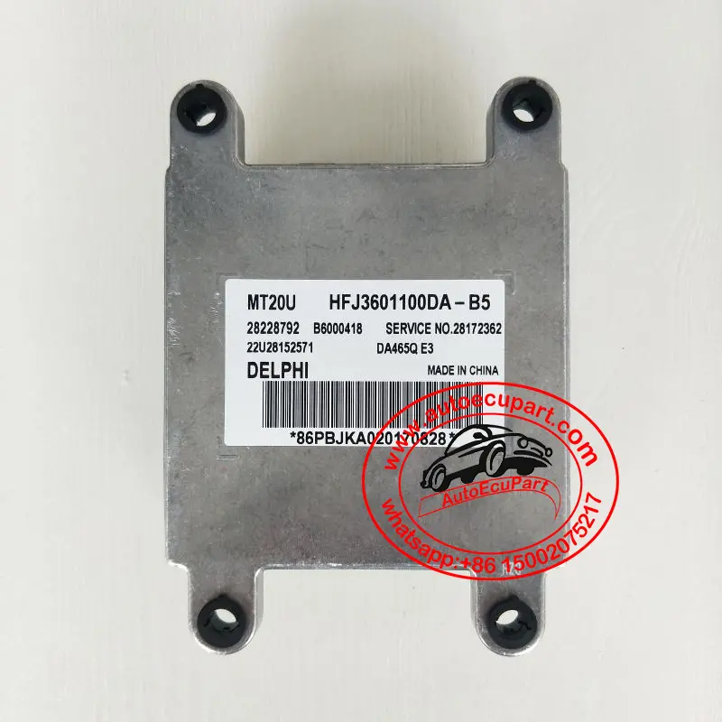 New Electronic Control Unit Ecu Computer 28228792 Hfj3601100da-B5 For Hafei 1
