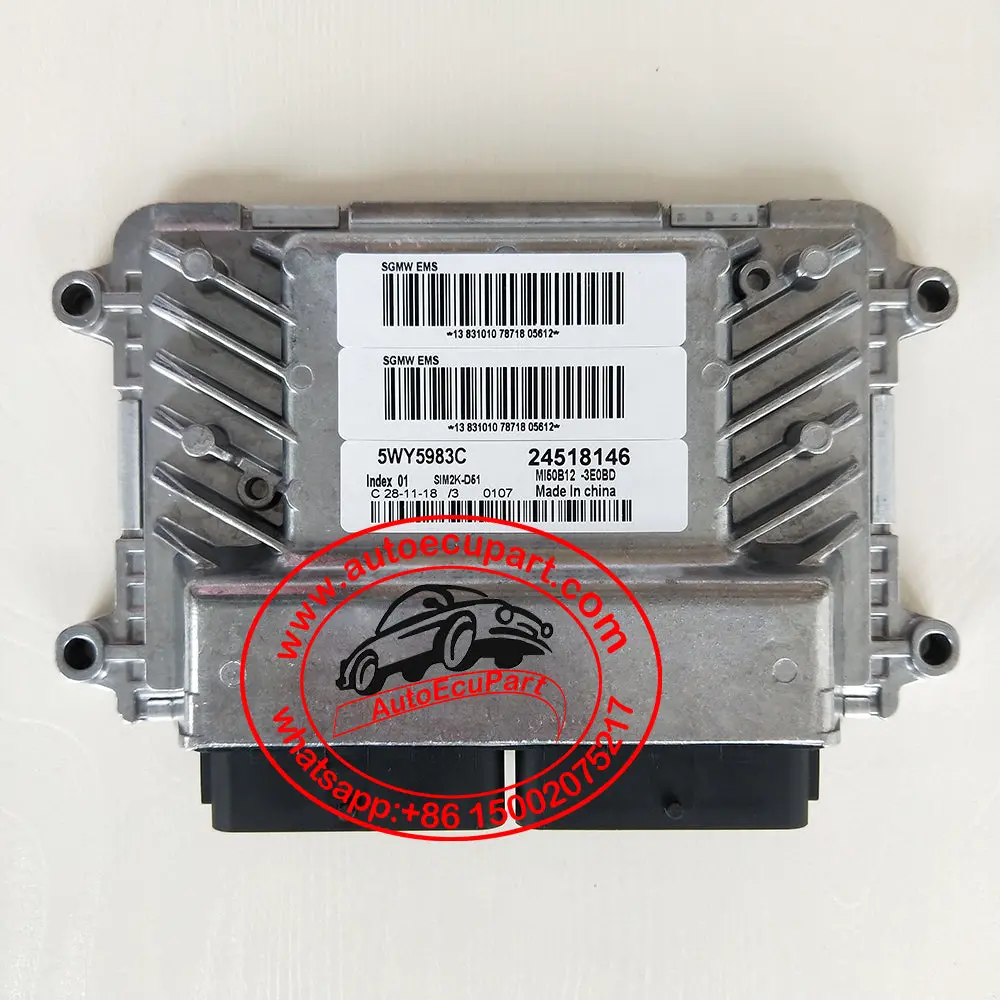 New Engine Computer 5Wy5983b/C/D 24518146 Ecu For Chevrolet Spark 1.2 1