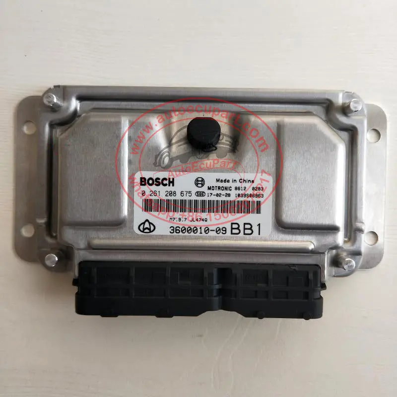 New Engine Computer Bosch Ecu 0261208675 / 3600010-09 For Changan Cm8 1
