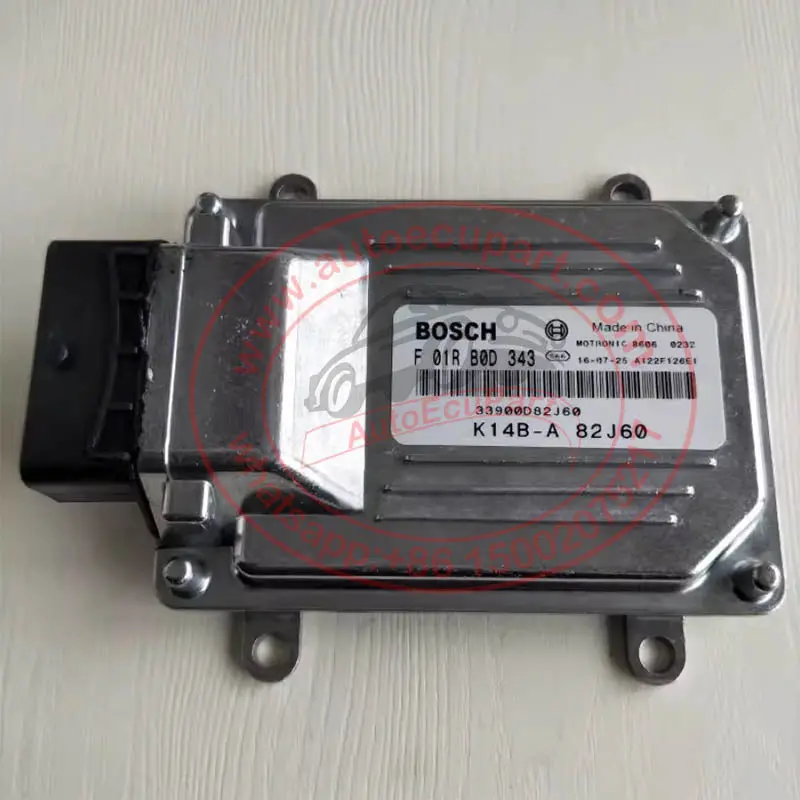 New Engine Computer Bosch M7 Ecu F01rb0d343 33900D82j60 For Changhe Suzuki Smart Mpv Landy K14b-A 82J60 Engine 1