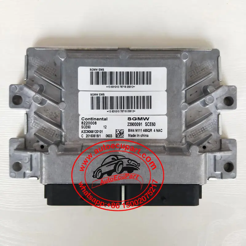 New Engine Computer Continental Ecu 23900091 Sce60 8220008 A2c9066120101 For Sgmw 1