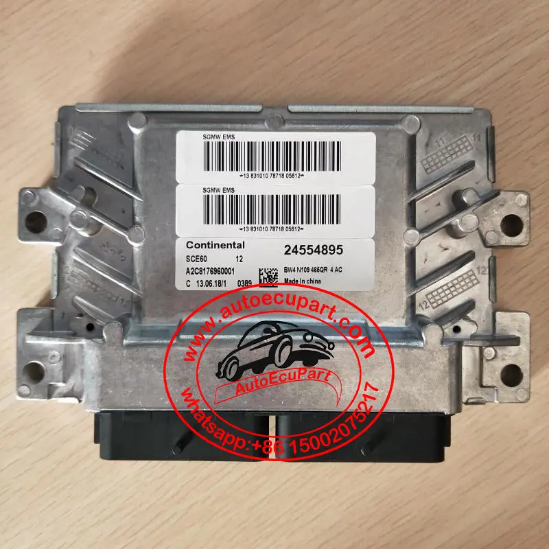 New Engine Computer Continental Ecu 24554895 A2c8176960001  For Sgmw 6376Nf / 6388Nf Engine 1