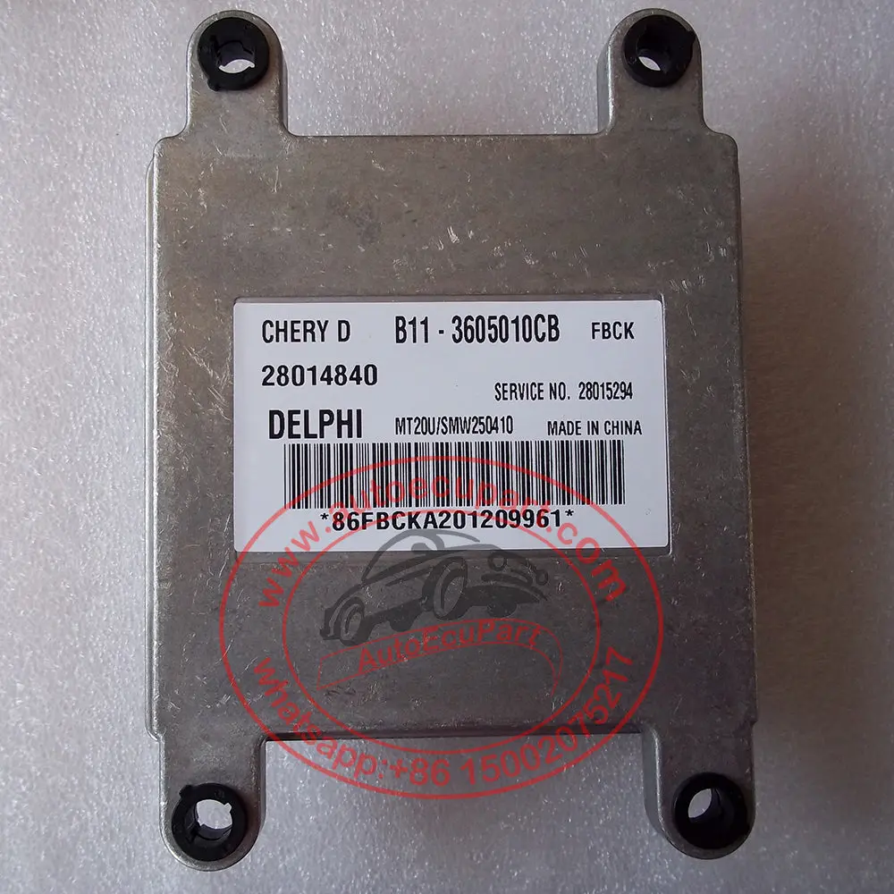 New Engine Computer Delphi Mt20u Ecu B11-3605010Cb/28014840/Smw250410 For Chery Eastar 4G63s 1