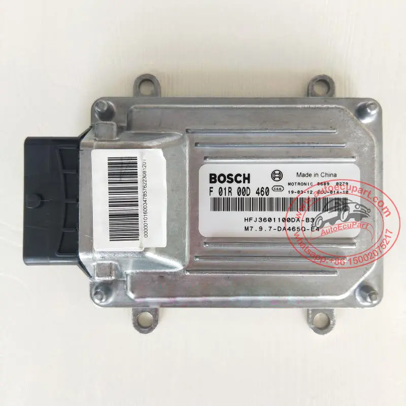 New Engine Bosch Ecu F01rb0d460/ F 01R B0d 460/  Hfj3601100da-B3 Da465q For Hafei Electronic Control Unit 1