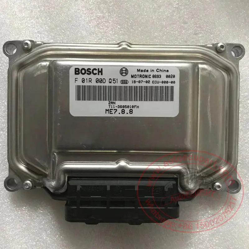 New Engine Computer Ecu Me7.8.8 F01r00dq51 (F 01R 00D Q51) T11-3605010Fh For Chery 1