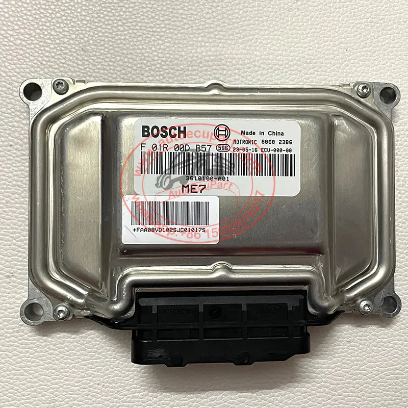 New F01r00db57 3610100-A01 Me7 Ecu For Zotye Z300 Z500 T600 Engine Computer (F 01R 00D B57) 1
