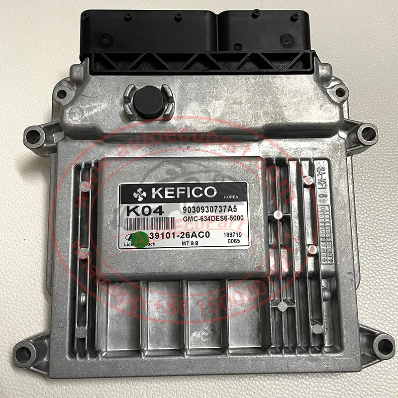 New K04 M7.9.8 Ecu 39101-26Ac0 For Hyundai Accent 2008 Electronic Control Module Ecm 3910126Ac0 1