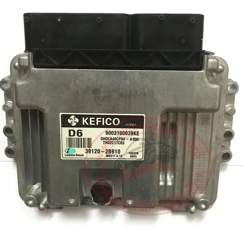 New D6  39120-2B910 Ecu Meg17.9.12 For Hyundai Kia 391202B910 Ecm 1
