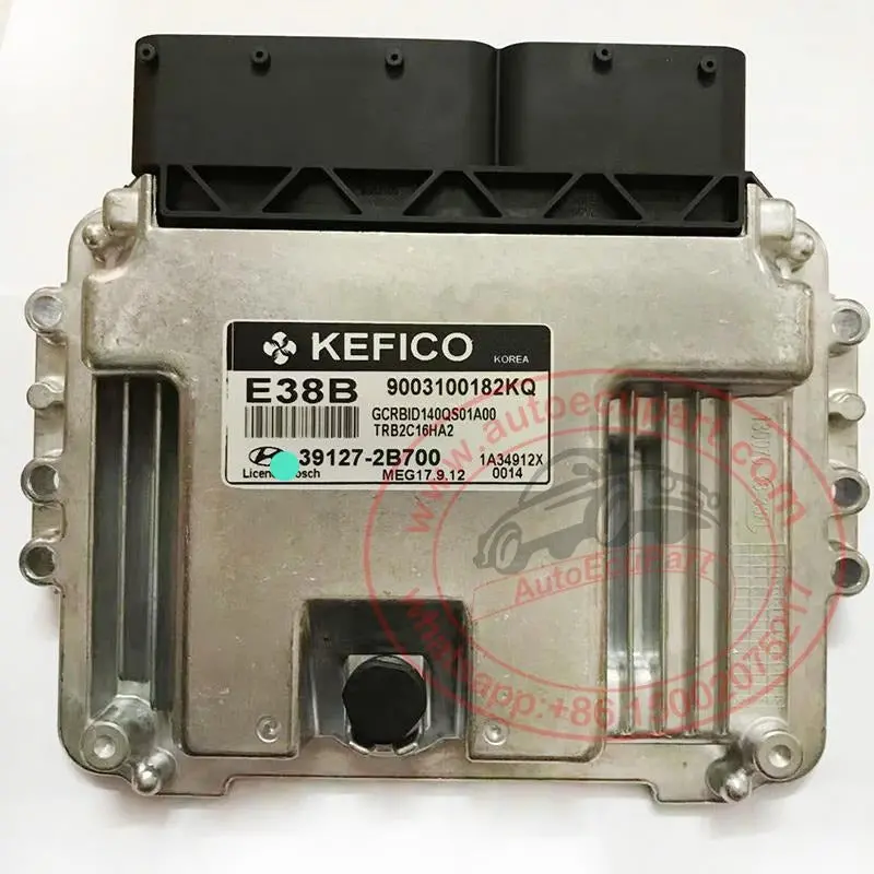 New Meg17.9.12 E38b Ecu 39127-2B700 (391272B700) For Hyundai Accent 1.4L Automatic Electronic Control Unit 1