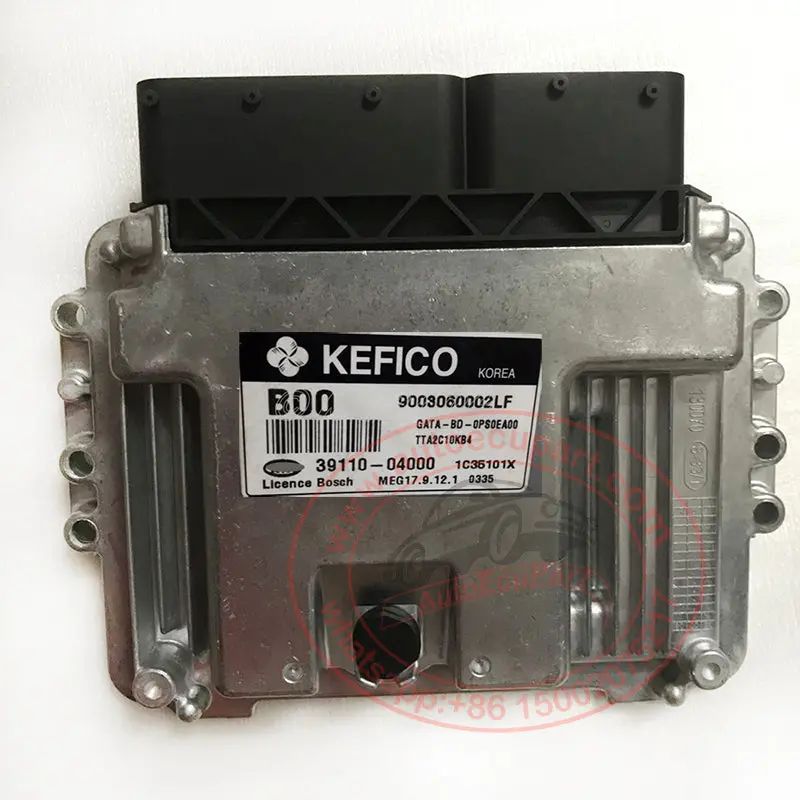 New Meg17.9.12.1 B00 Engine Computer 39110-04000 For Kia Picanto 2013 Electronic Control Unit 3911004000 1