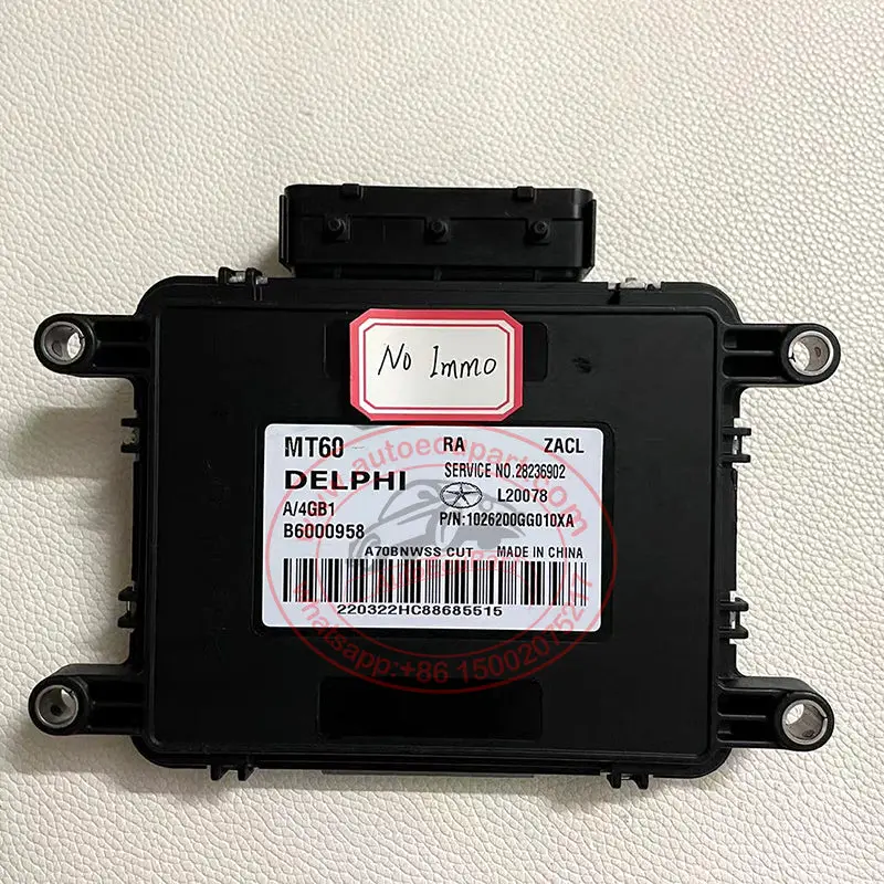 New Mt60 Ecu 1026200Gg010xa B6000958 28236902 For Jac Engine Computer Ecm 1