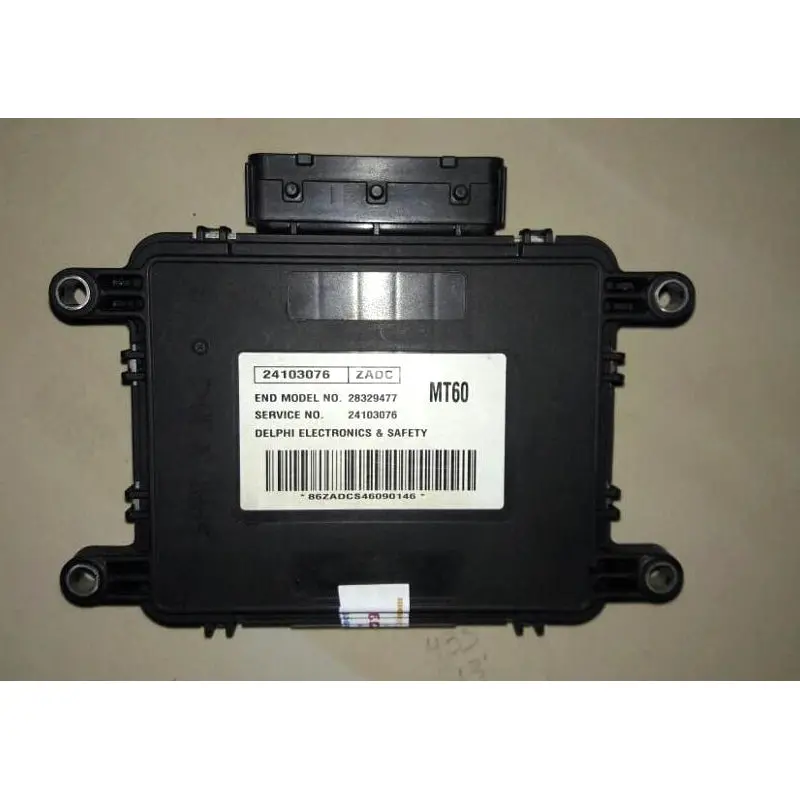 New Mt60 Ecu 24103076 Zadc, 28329477, 24103075 For Chevrolet Sail Engine Computer (Compatible 24106050) 1