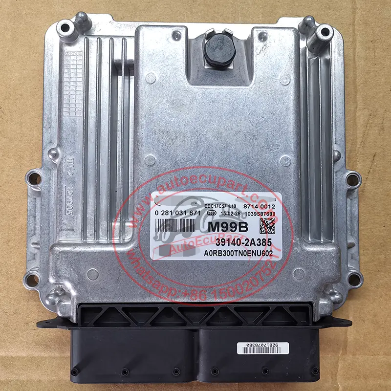 New Oem 39140-2A385 M99b Ecu 0281031671 Edc17c57 For Hyundai Accent 1.6 Crdi (2017) Ecm 391402A385 1