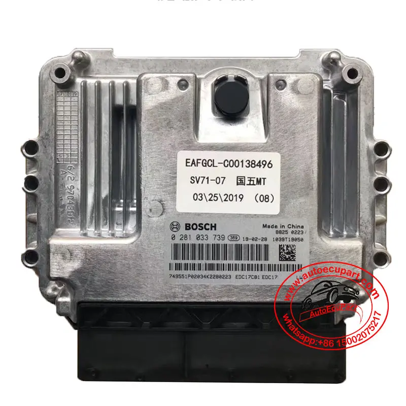New Original Bosch Ecu 0281033739 Edc17c81 For Maxus 1