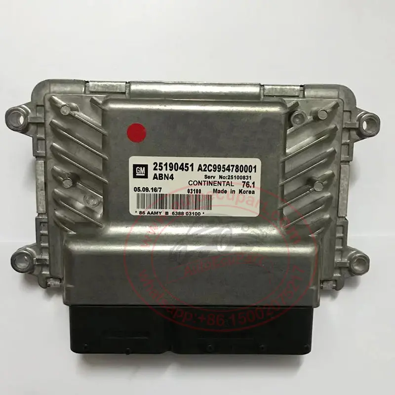 New Continental 76.1 Ecu 25190451 A2c9954780001 For Chevrolet Cruze 1.8L Engine Computer 1