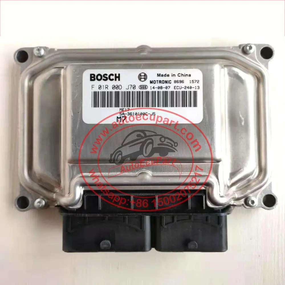 New Engine Computer Bosch Me17 Ecu F01r00dj70 F01rb0dj70/5A-3610100C-J5 For Byd 1
