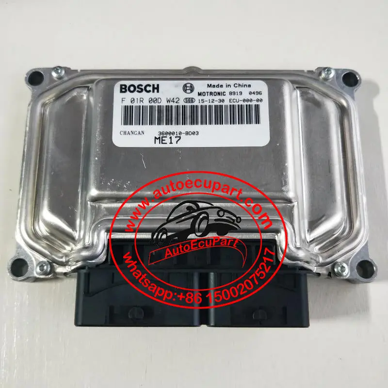 New Engine Computer Bosch Me17 Ecu F01rb0dw42 F01r00dw42 3600010-Bd03 For Changan 1