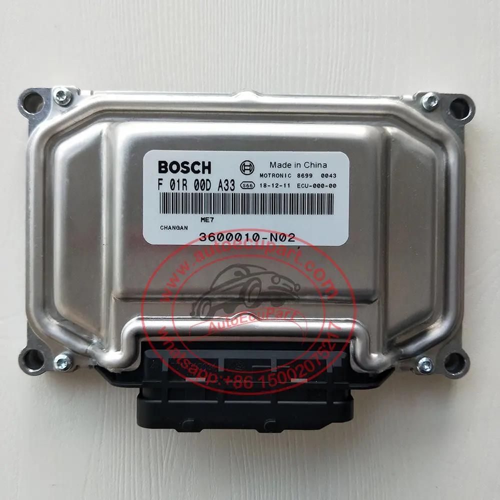 New Engine Computer Bosch Me7 Ecu F01r00da33 Jl486q 3600010-N02 For Changan 1