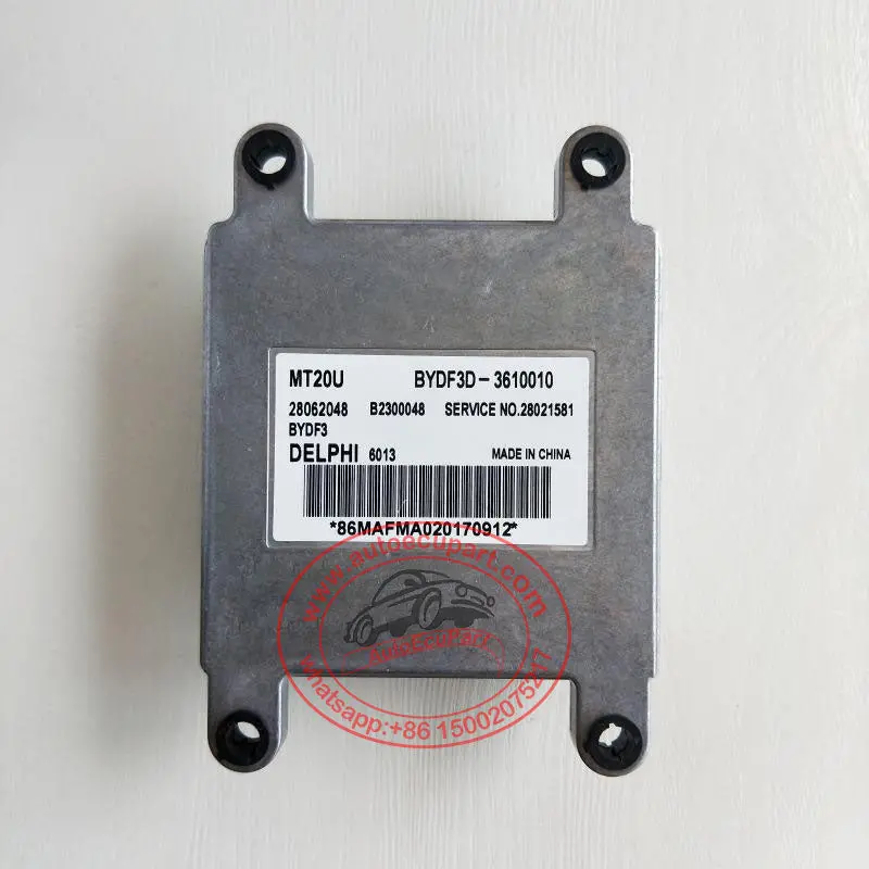 New Engine Computer Delphi Mt20u2 Ecu Bydf3d-3610010 28062048 For Byd F3 4G18 1