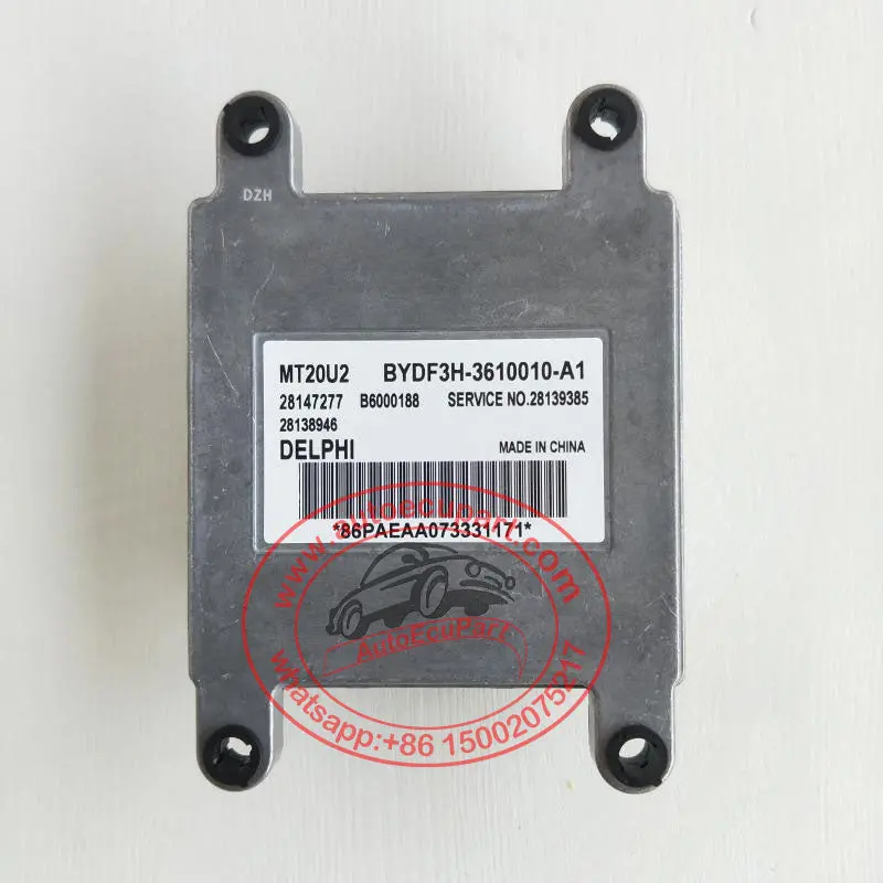 New Engine Computer Delphi Mt20u2 Ecu Bydf3h-3610010-A1 28147277 For Byd F3 1