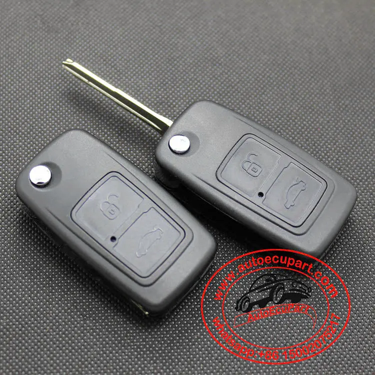Flip Remote Key Shell Case For Chery A1, A5, Fulwin, Tiggo, E5, Cowin, Eastar 1