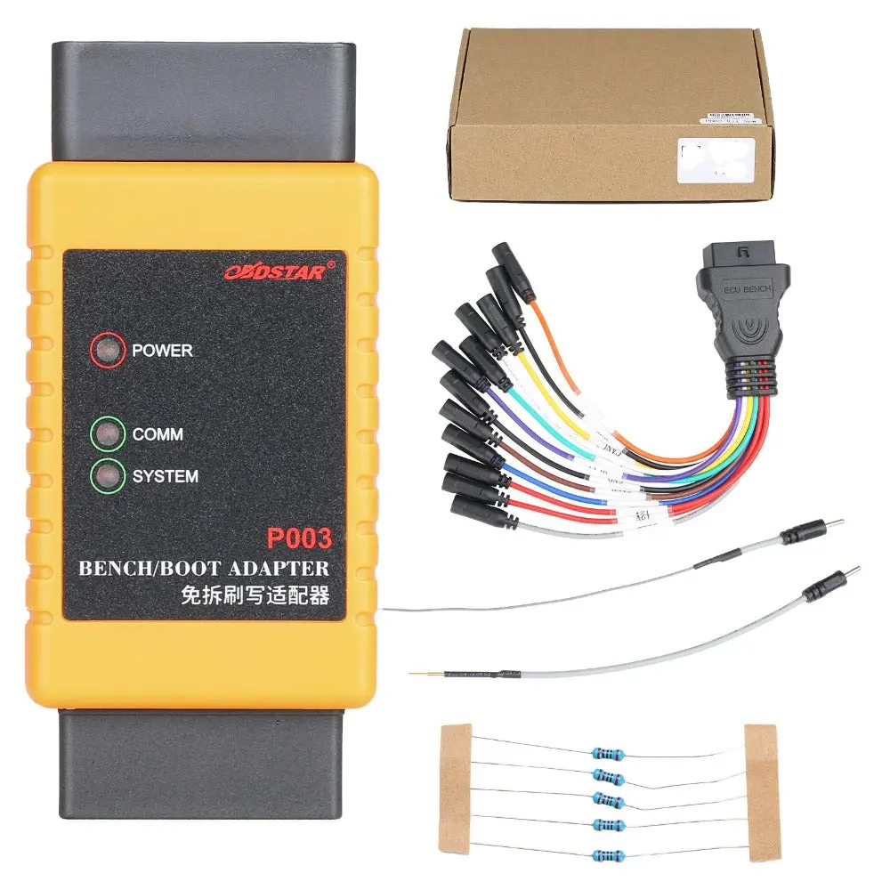 New Version Obdstar P003 Kit Adapter For Vw Audi Peugeot Citroen Mahindra Me17xx, Med17xx, Edc17xx, Continental Pcr2.1 Work With Dc706 Ecu Programmer 1