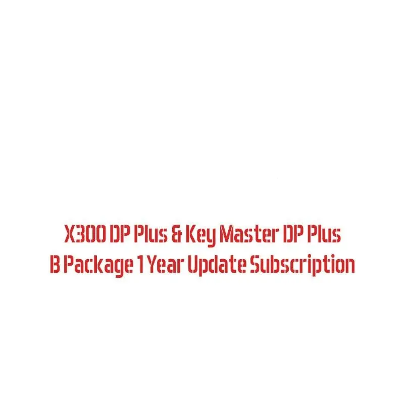 1 Year Update Subscription For Odbstar X300 Dp Plus & Key Master Dp Plus B Package 1