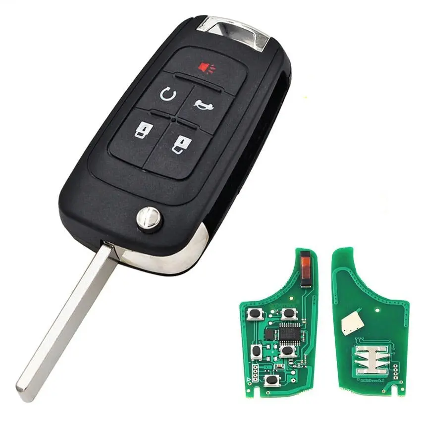 Oht05918179 5 Buttons 315Mhz Id46 Pcf7952 Flip Proximity Smart Key For Chevrolet Cruze - Keyless Go 1