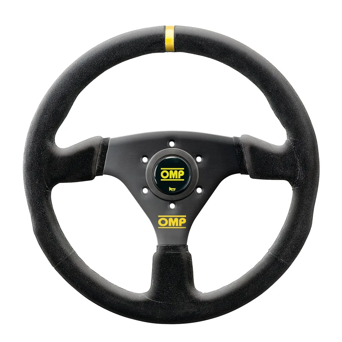 Omp Targa Steering Wheel - Black Suede/Black 1