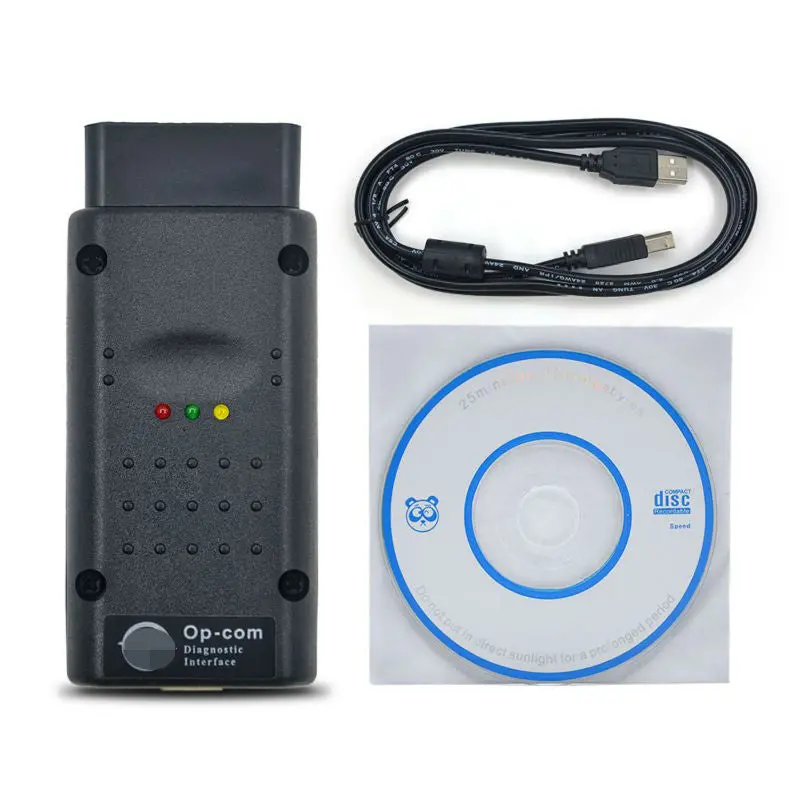 Opcom Op-Com Firmware V1.7 2010 /2014V Can Obd2 For Opel With Single Layer Pcb 1