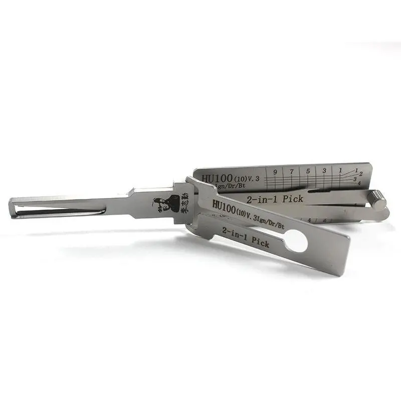 Original Lishi Hu100 Gm (10 Cuts) 2-In-1 Pick - Ignition / Door / Trunk 1
