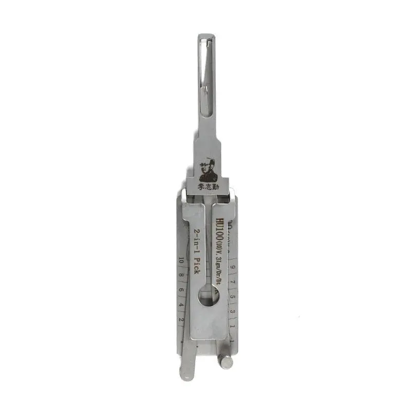 Original Lishi Hu100 Gm (10 Cuts) 2-In-1 Pick - Ignition / Door / Trunk 2