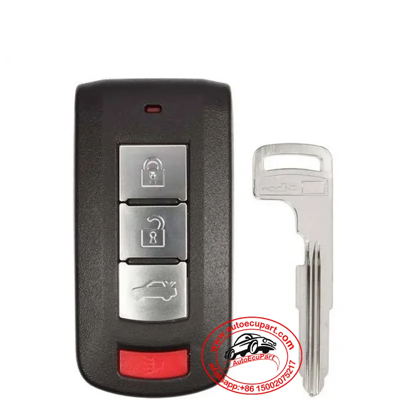 Ouc644m-Key-N Smart Key 315Mhz Hitag2 Id46 Chip 4 Button For Mitsubishi Outlander Lancer 1