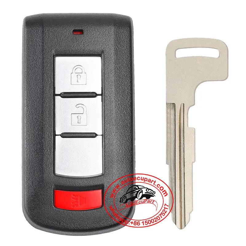 Ouc644m-Key-N Smart Key Fob 315Mhz Hitag2 46 Chip 3 Button For Mitsubishi Mirage Outlander 1