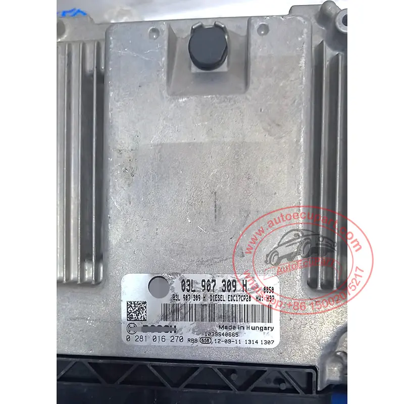 Original 0281016270 Ecm Edc17cp20 For Vw Amarok Volkswagen T5 2.0 Diesel Engine Computer 1