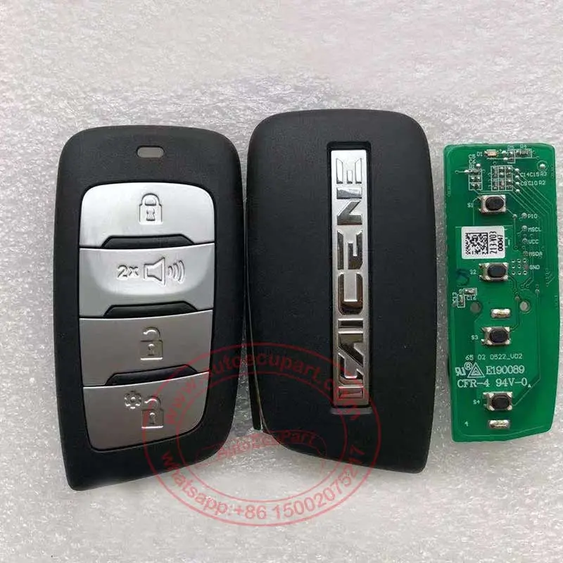 Original 3608030-Bu31 Smart Key 4A 433Mhz 4 Button For Changan Hunter, Kaicene F70 1