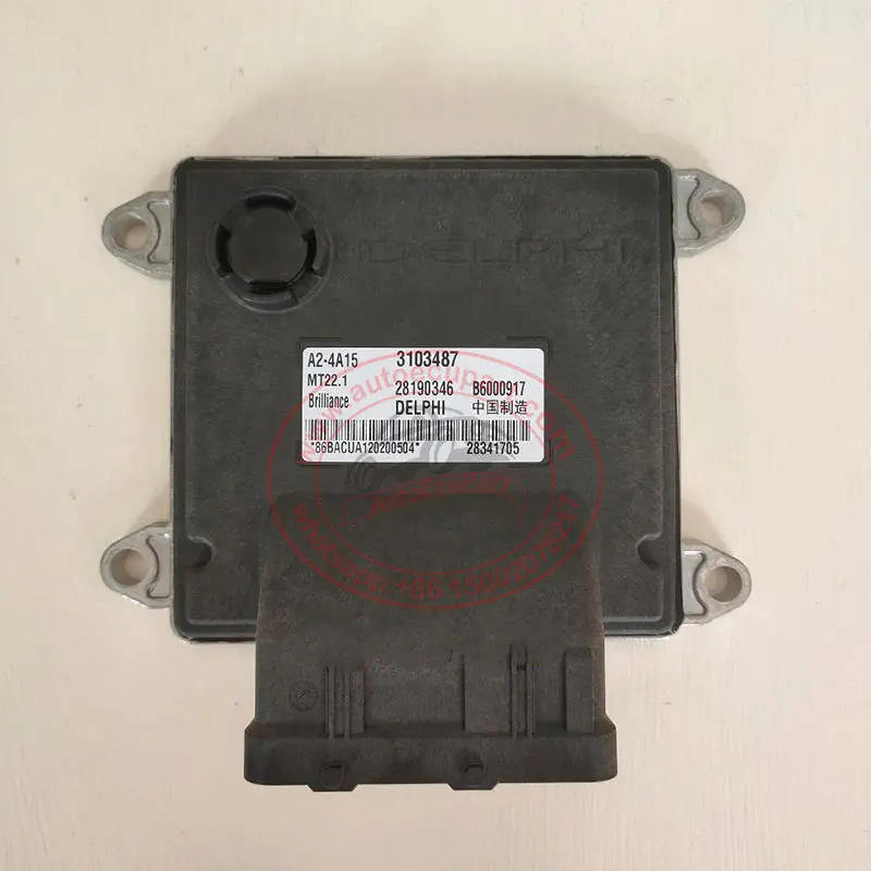 Original Delphi B6000917 28190346 3103487 Mt22.1 Ecu 2A-4A15 For Brilliance Frv Cross 2012 Engine Computer 1