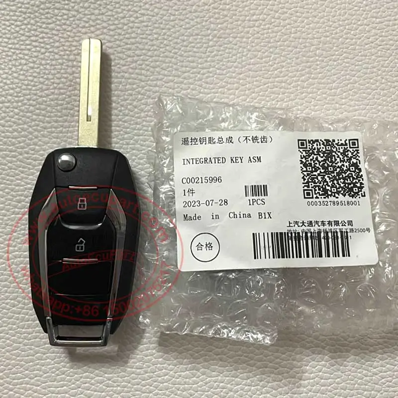 C00215996 Original Flip 433Mhz Id47 For Maxus Ldv G10 Toy49 Remote Key 2 Button 1