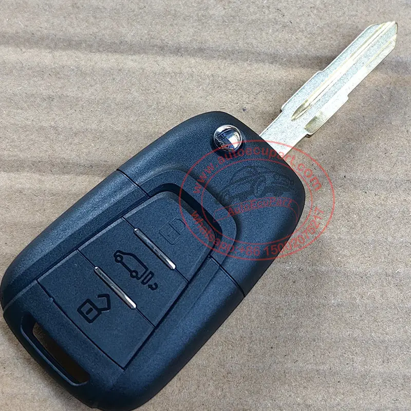 Original Flip Remote Key Dwo4 For Ldv Maxus V80 434Mhz Id46 3 Button 1
