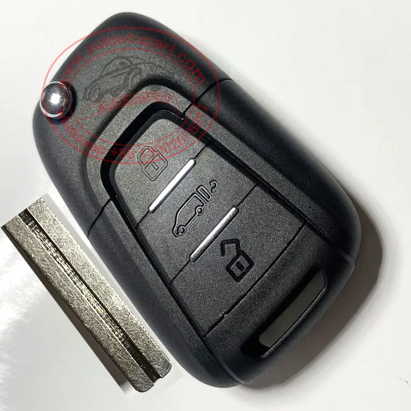Original Flip Remote Key Toy49 For Ldv Maxus V80 433Mhz Id46 3 Button 1