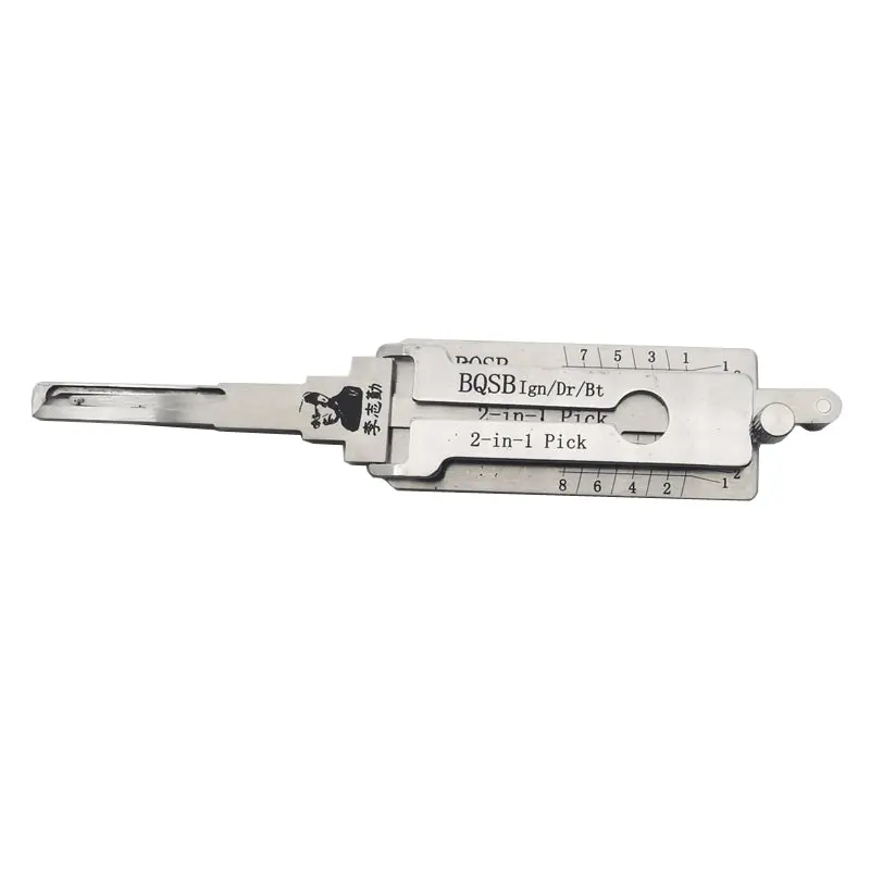 Original Lishi Bqsb Ign/Dr/Bt 2 In 1 Auto Pick And Decoder For Baic Saab 1