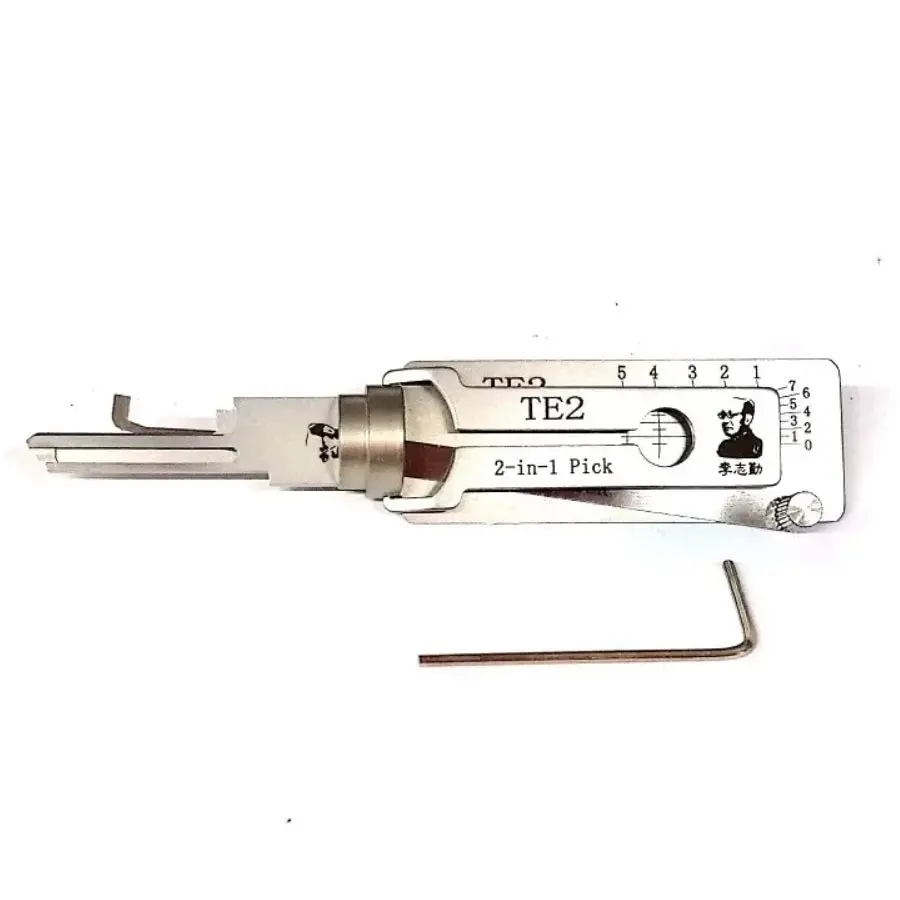 Original Lishi Te2 5-Pin Gainsborough Tesa Keyway Tool 2-In-1 Lock Pick 1