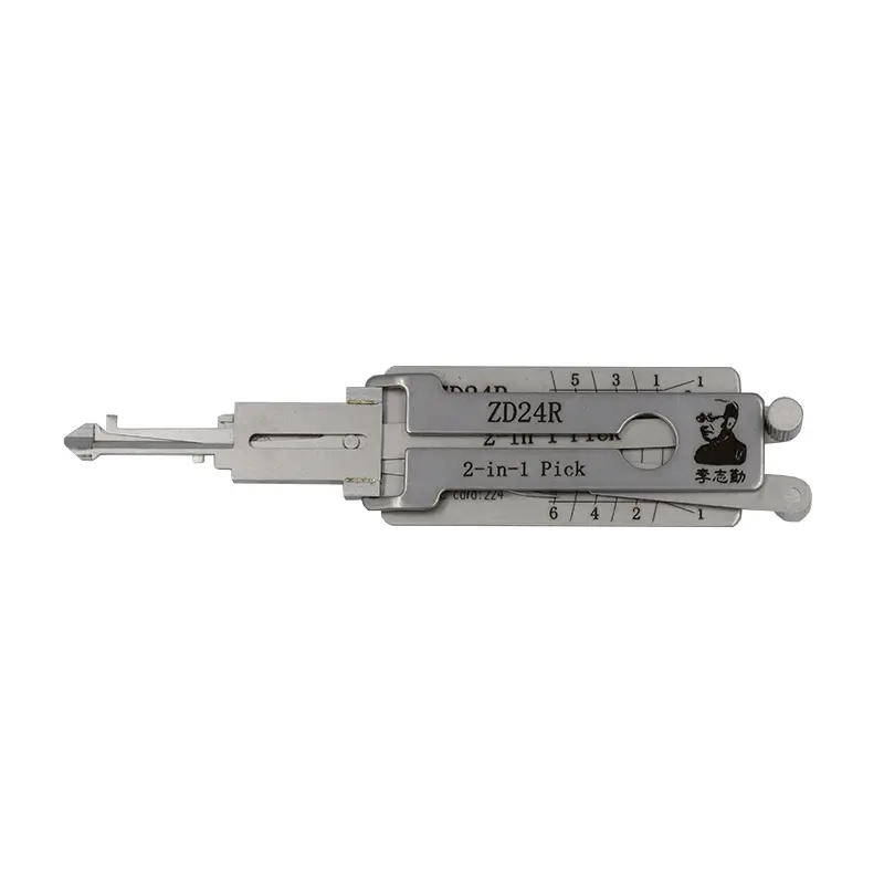 Original Lishi Tools Zd24r Zadi Aprilia Yamaha Honda Motor Bikes / 2-In-1 Pick & Decoder 1