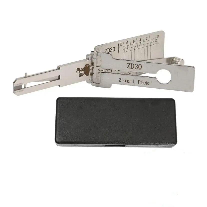 Original Lishi Zd30 2 In 1 Auto Pick And Decoder For Ducati Vertical Milling Motorcycle 1