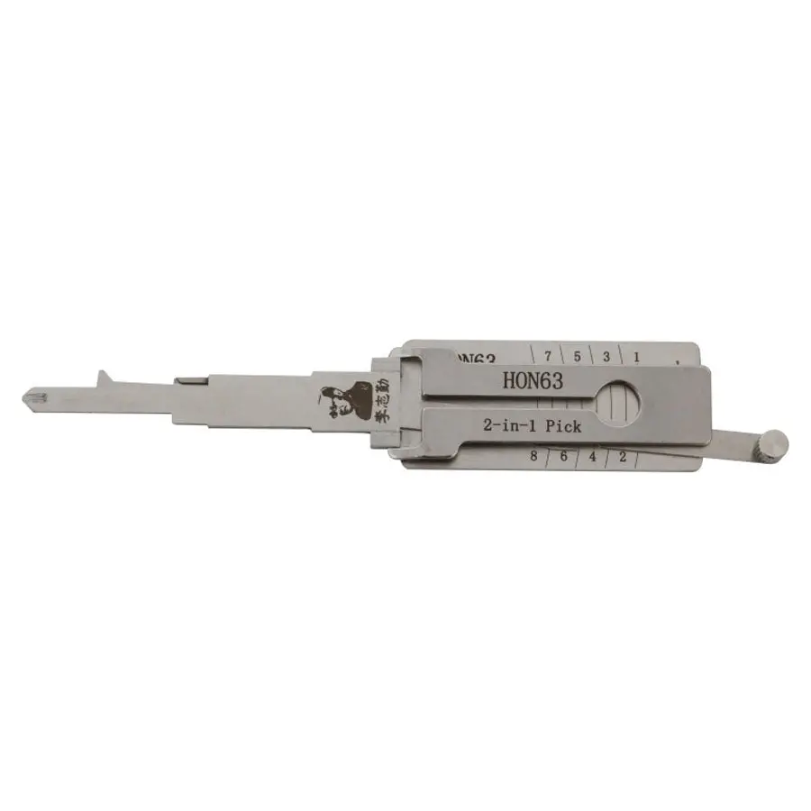 Original Lishi Hon63 2-In-1 Pick & Decoder For Honda Motorbikes With Magnetic Gate 1