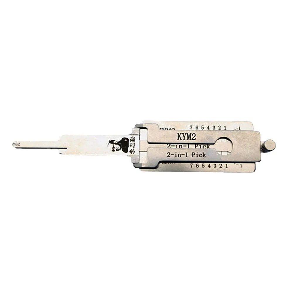 Original Lishi Kym2 For Kymco Scooter Motorcycle 2-In-1 Pick Decoder 1