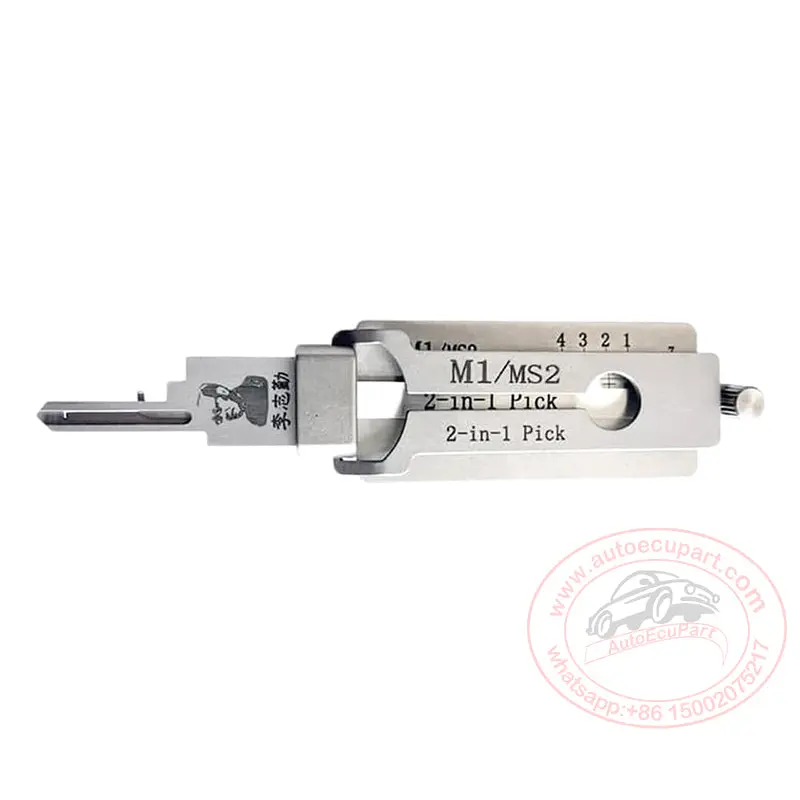 Original Lishi- M1 / Ms2 Master Padlocks Keyway Tool - 2-In-1 Pick 1